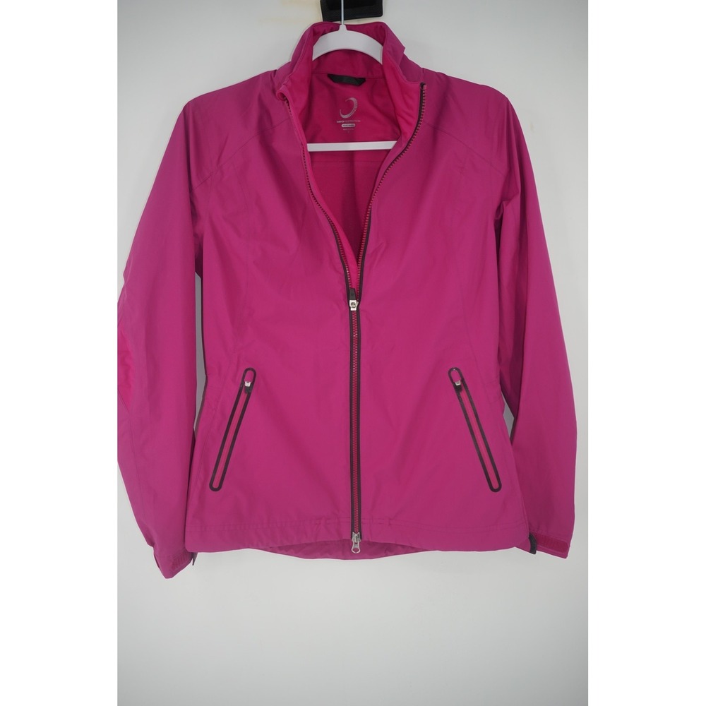 Zero Restriction Tour Series‎ Jacket Pink Golf Windbreaker Full Zip Womens Small